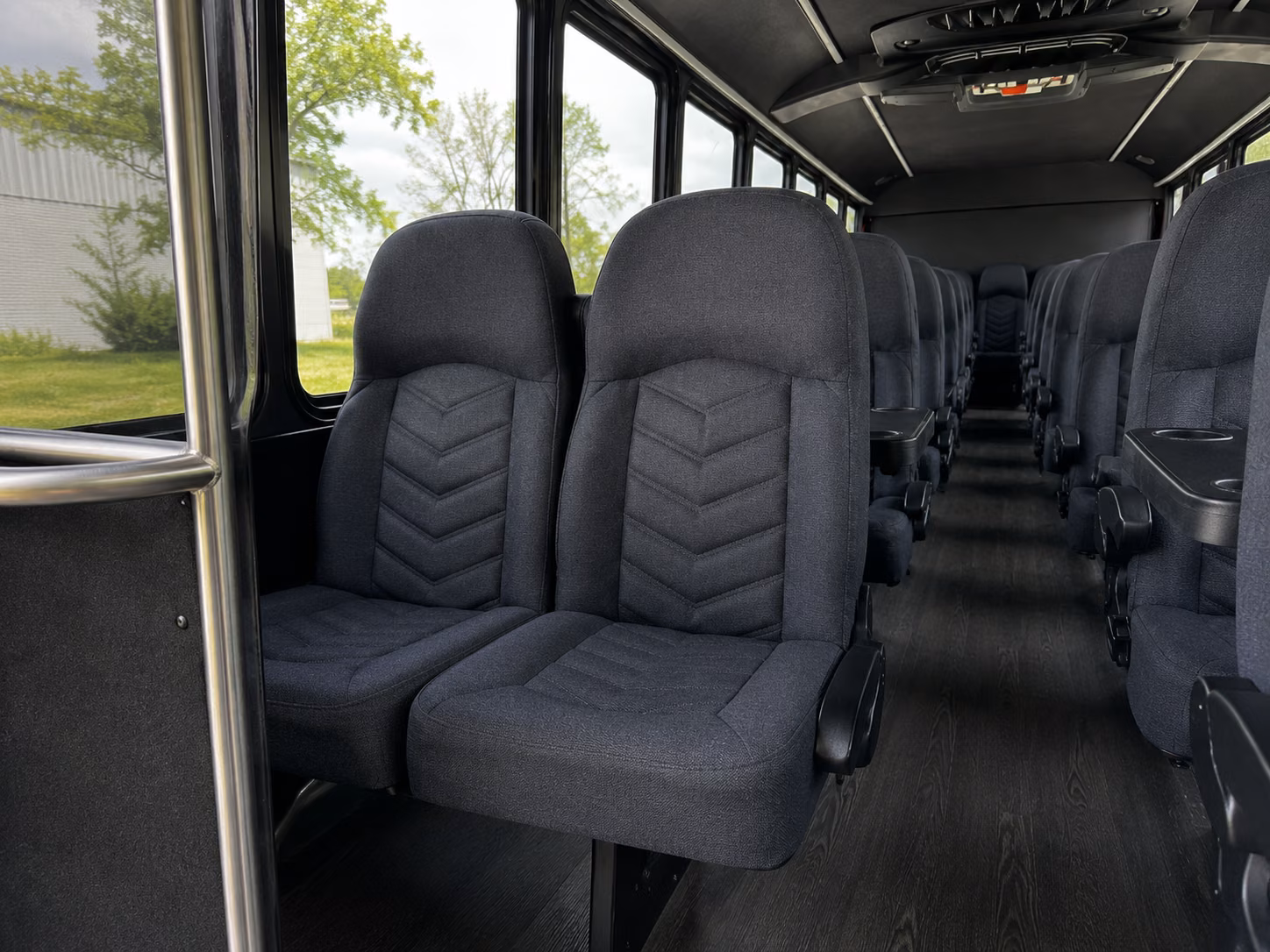 castle rock 18 passenger minibus interior