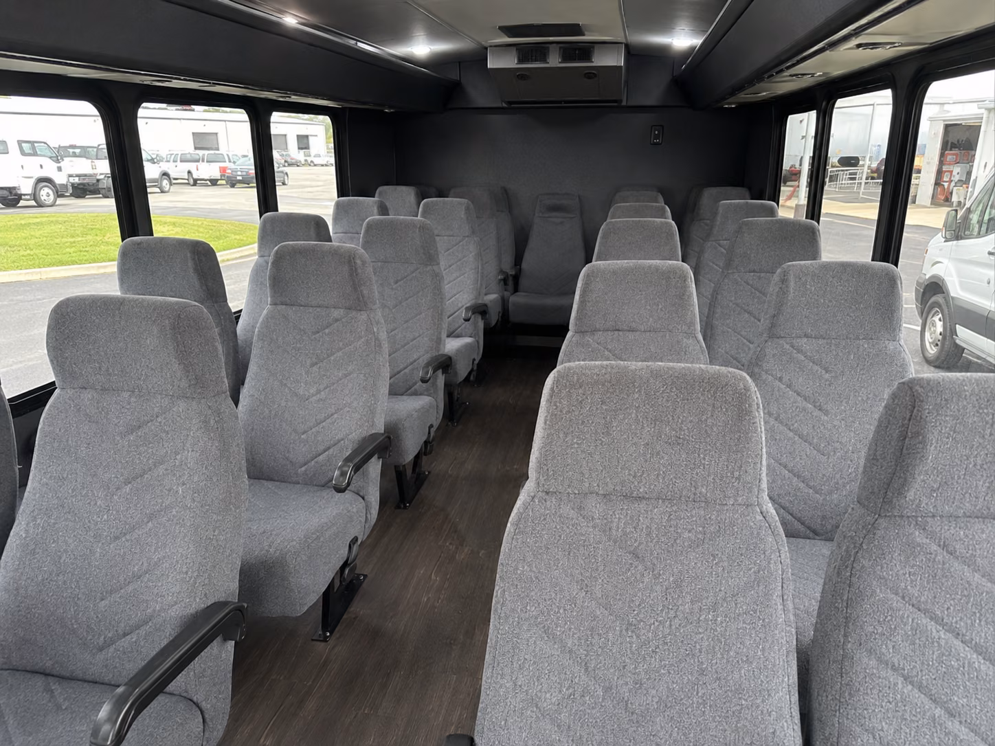 castle rock 20 passenger minibus interior