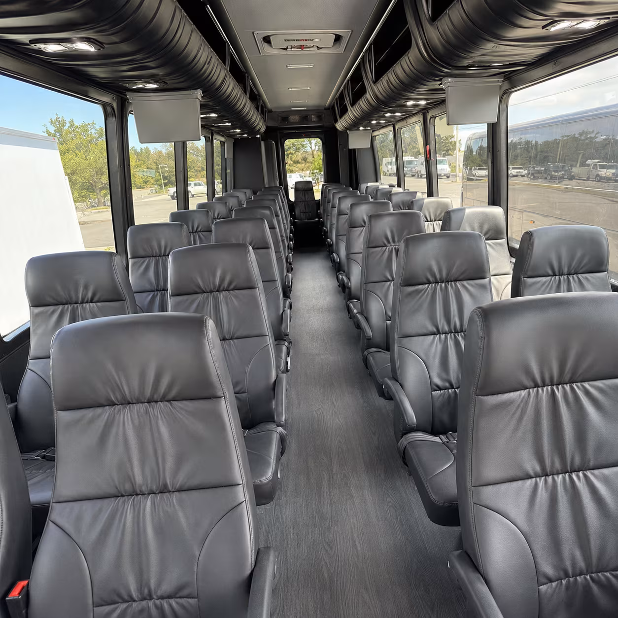 castle rock 25 passenger minibus inside