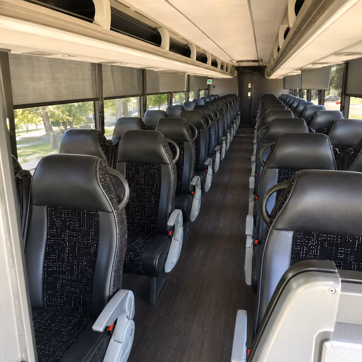 castle rock charter bus interior