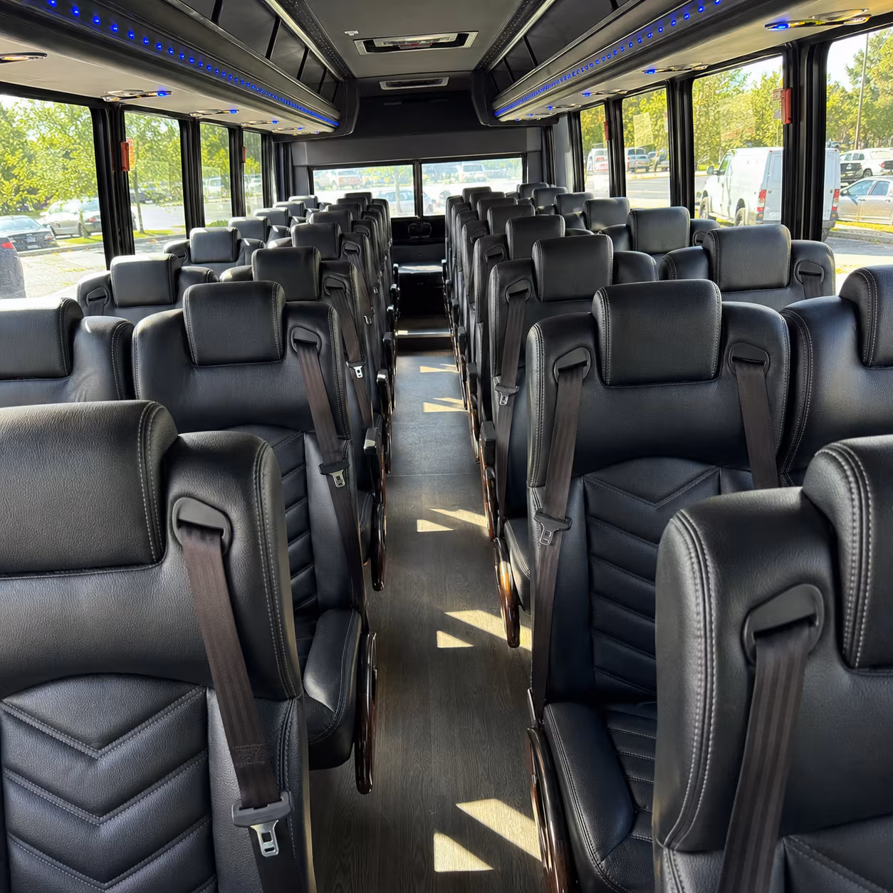 castle rock corporate transportation onboard seating