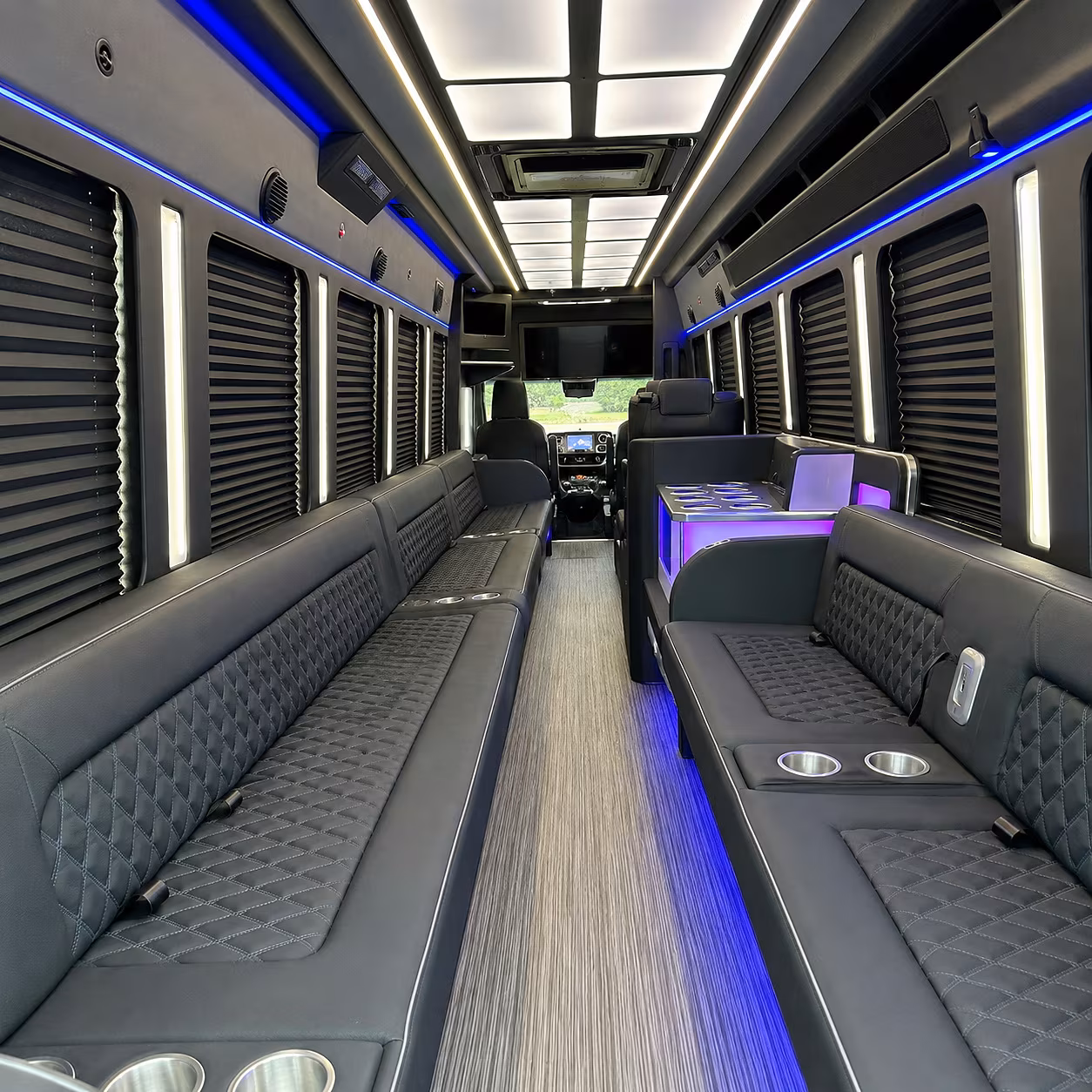 castle rock holiday party bus rental
