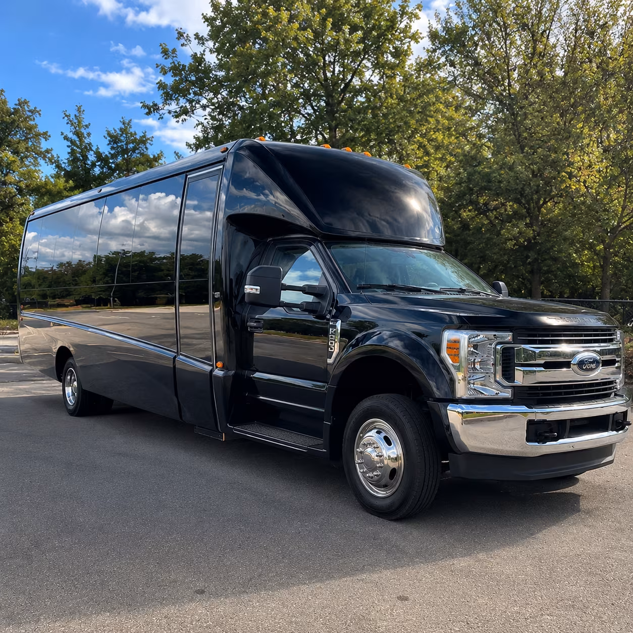 castle rock sporting event transportation onboard seating