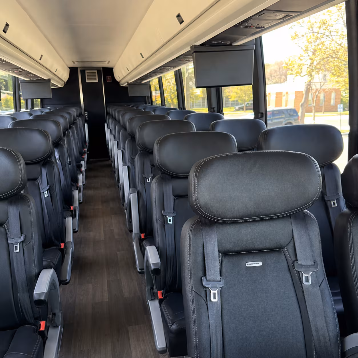 long distance charter buses for out of state sporting events and away game travel