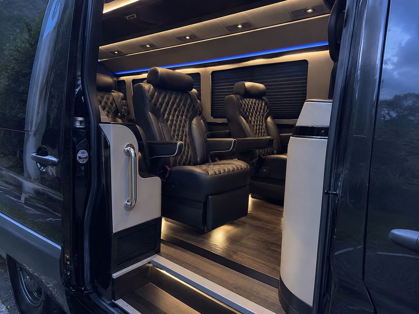 sprinter van rentals for intimate castle rock prom groups