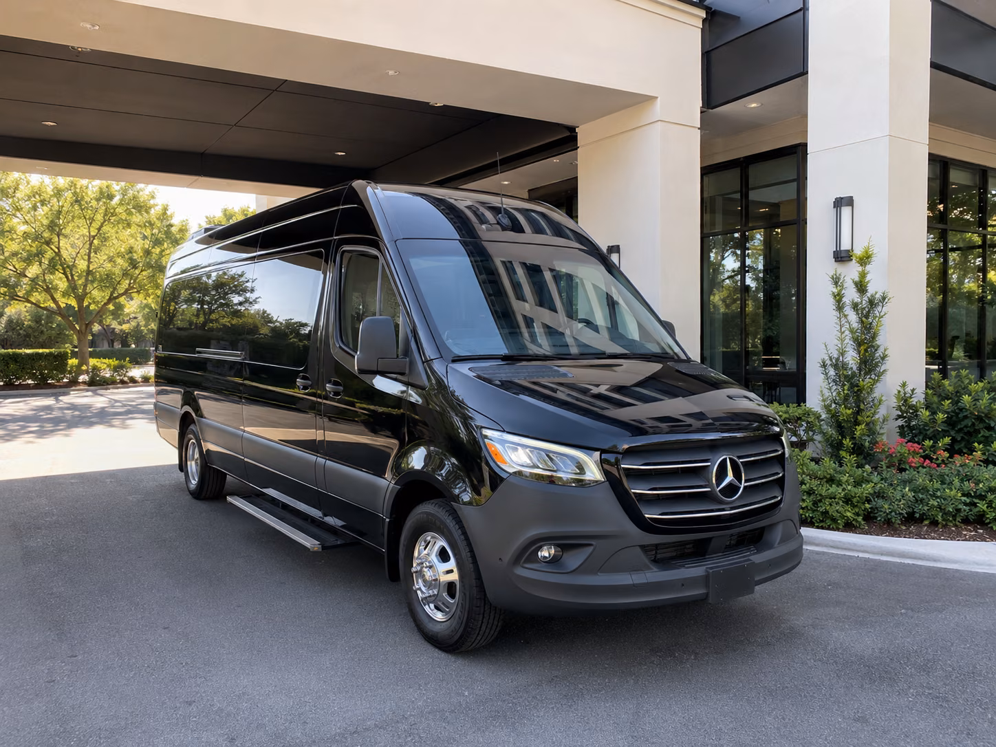 sprinter vans and minibuses for executive convention groups in castle rock